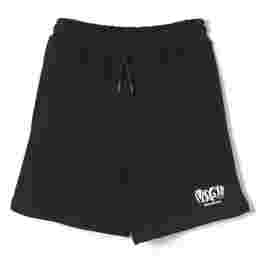 ◆키즈◆24SS 키즈 로고 프린팅 트레이닝 하프 팬츠 블랙 S4MSJBBE250 110