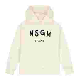 ◆키즈◆25FW 키즈 로고 프린트 후드티 아이보리 F5MSJUHS019 013