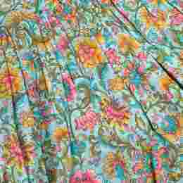 ◆키즈◆24SS 키즈 플라워 패턴 프릴 원피스 멀티컬러 S0061 FLOWE
