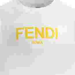 ◆키즈◆25SS 여성 시그니처 로고 티셔츠 화이트 JUI137 7AJ F0TU9