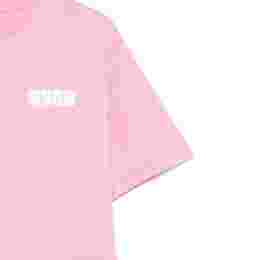 ◆키즈◆25SS 여성 로고 프린트 티셔츠 핑크 S5MSJUTH066 MS003
