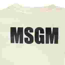 ◆키즈◆25SS 여성 탑 로고 티셔츠 아이보리 S5MSJGTH083 01