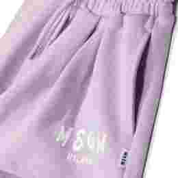 ◆키즈◆23SS 키즈 로고 프린팅 트레이닝 숏팬츠 라일락 MS029329 071