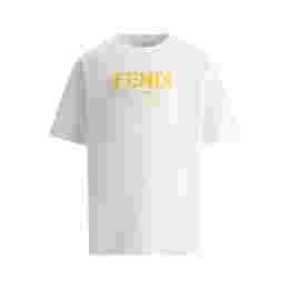 ◆키즈◆25SS 여성 시그니처 로고 티셔츠 화이트 JUI137 7AJ F0TU9