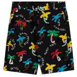 ◆키즈◆23SS 키즈 팜 그래픽 프린팅 숏팬츠 블랙 TS6Q09 Z0974 930MC