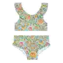 ◆키즈◆24SS 키즈 플라워 패턴 투피스 스윔슈트 멀티컬러 B0194 FLOWE