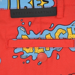 ◆키즈◆22SS 키즈 풀 오버 그래픽 프린트 팬츠 레드 8Q6NE9 Z0159 412MC