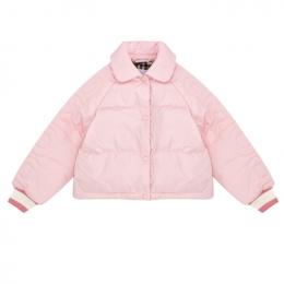 ◆키즈◆23FW 여성 로고 퀄팅 패딩 자켓 라이트핑크 8069477