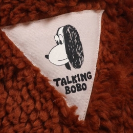 ◆키즈◆21FW 키즈 도그 로고 패치 자켓 브라운 221AC119 513