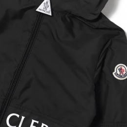 ◆키즈◆24SS 여성 졸리 JOLY 로고 윈드브레이커 후드 자켓 블랙 1A000 64 5968E 999