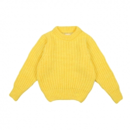 ◆키즈◆24FW 키즈 로고 니트 하베스트골드 TAMPERE JUMPER HARVEST GOLD