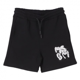 ◆키즈◆25SS 키즈 로고 밴딩 프린트 버뮤다 팬츠 블랙 S5MSJBBE024 110