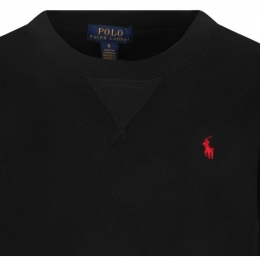 ◆키즈◆23SS 여성 포니 로고 자수 기모 맨투맨 블랙 772102 004