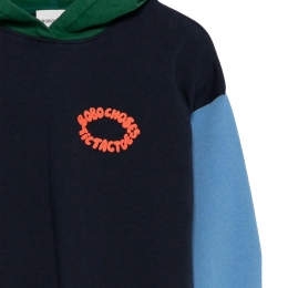 ◆키즈◆25FW 키즈 틱탁토 프린트 후드 스웻셔츠 네이비블루 B225AC048 991