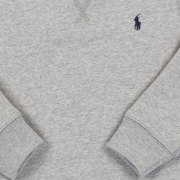 ◆키즈◆23SS 키즈 포니 로고 자수 기모 맨투맨 그레이 772102 003