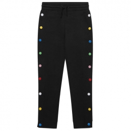 ◆키즈◆21FW 여성 플리스 버튼 조거 팬츠 블랙 603462 SRJ25 1000