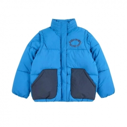 ◆키즈◆키즈 틱탁토 아노락 패딩자켓 블루 B225AC124 421