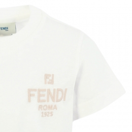 ◆키즈◆키즈 엠보 스몰 로고 반팔 티셔츠 화이트 JUI190 7AJ F0TU9