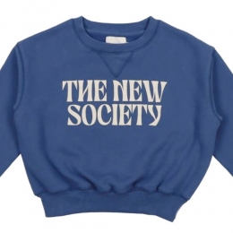 ◆키즈◆24FW 키즈 로고 맨투맨 블루스틸 ARTIC SWEATER BLUE STEEL