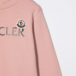 ◆키즈◆21FW 키즈 레터링 로고 패치 맨투맨  핑크 8G797 00 809B3 514