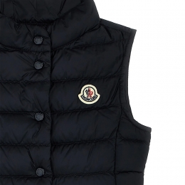 ◆키즈◆24SS 키즈 리안 LIANE 로고 패치 패딩 조끼 네이비 1A000 85 595FE 778