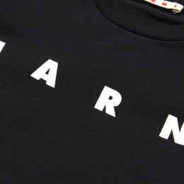 ◆키즈◆23FW 여성 로고 프린팅 롱 슬리브 티셔츠 블랙 M00870 M00LE 0M900