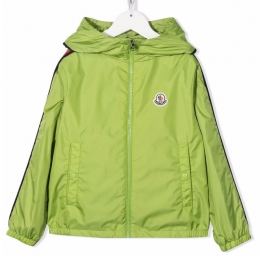 ◆키즈◆22SS 여성 로고 패치 라이닝 후드 자켓 그린 1A000 58 68352 81C
