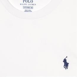 ◆키즈◆25SS 키즈 포니 자수 티셔츠 화이트 832904 035