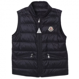 ◆키즈◆24SS 여성 로고 패치 패딩조끼 네이비 1A000 55 595FE 778