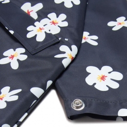 ◆키즈◆23SS 키즈 데이지 프린트 디테일 후드 자켓 블랙 M00764 M00NQ 0M900