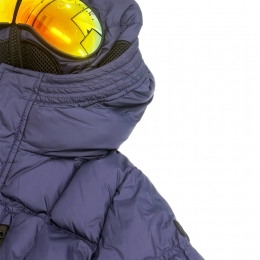 ◆키즈◆키즈 레이어드 후드 고글패딩 인피니티 블루 CK 720R T TMF5 234