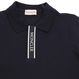 ◆키즈◆25SS 여성 로고 패치 카라 티셔츠 네이비 8A000 07 89ALK 778