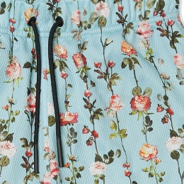 ◆12주년◆키즈 플로럴 모노그램 숏팬츠 스카이블루 8038473