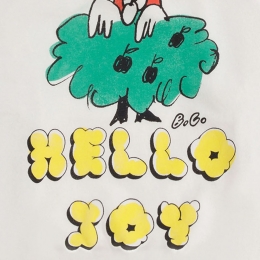 ◆키즈◆25SS 키즈 헬로우 조이 후드티 레드/화이트 B125AC044 991