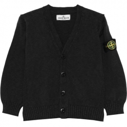 ◆키즈◆25SS 키즈 와펜 패치 브이넥 가디건 블랙 K1S16 5100020 S00B0 V0029