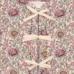 ◆키즈◆24FW 키즈 플로럴 웨이스트코트 아이보리 VERSAILLES WAISTCOAT FLORAL TAPESTRY