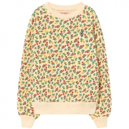 ◆키즈◆23SS 키즈 플라워 패턴 맨투맨 아이보리 S23009 221AA