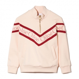 ◆키즈◆21FW 여성 로고 하이넥 점퍼 핑크 C15D09 45F