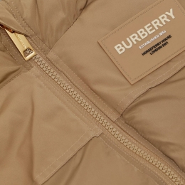 ◆키즈◆23SS 여성 빈티지 체크 리버서블 후드 패딩 조끼 아카이브베이지 8061696