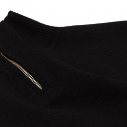 ◆키즈◆22FW 키즈 아이콘 스트라이프 하프집업 케이프 블랙 8053464