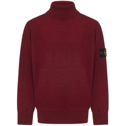 ◆키즈◆21FW 키즈 와펜 터틀넥 니트 와인 7516517A4 V0012