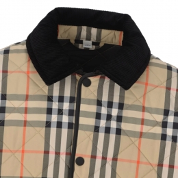 ◆키즈◆25FW 키즈 샌드체크 퀄팅 만조니 자켓 베이지 8108500