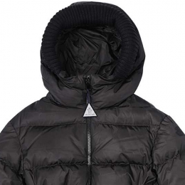 ◆키즈◆22FW 여성 로고 벨티드 후드 롱 패딩 블랙 1C000 06 54155 999