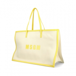 ◆키즈◆24SS 키즈 로고 프린트 토트백 옐로우 S4MSJGBA048 01204