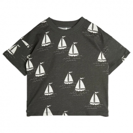 ◆키즈◆25SS 키즈 올오버 보트 티셔츠 블랙 25220135 97