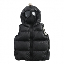 ◆키즈◆25FW 키즈 나일론 마이크로 립스탁 고글패딩 베스트 블랙 VK 795B T KJ5 90