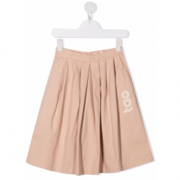 ◆키즈◆21FW 키즈 로고 프린트 스커트 베이지 F21132 011FN