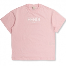 ◆키즈◆24SS 키즈 시그니처 로고 티셔츠 핑크 JUI137 7AJ F1N16