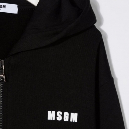 ◆키즈◆21FW 키즈 로고 프린트 후드집업 블랙 MS027855 110