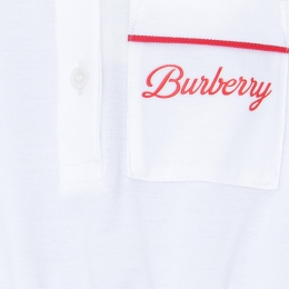 ◆키즈◆23SS 키즈 로고 포켓 카라 원피스 화이트 8059352